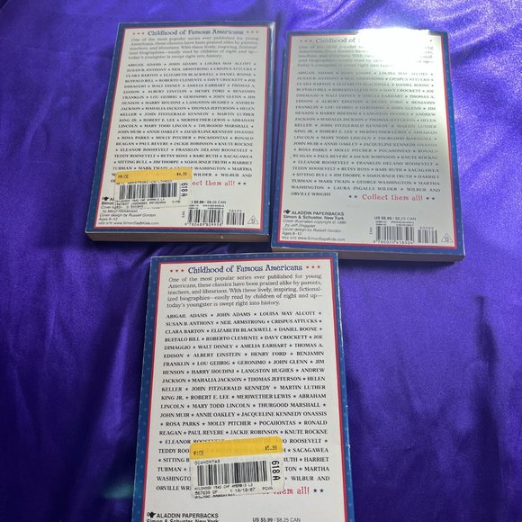 ๐Childhood of Famous American Series Reading Level Edison/ Armstrong Pocahontas - Picture 5 of 13